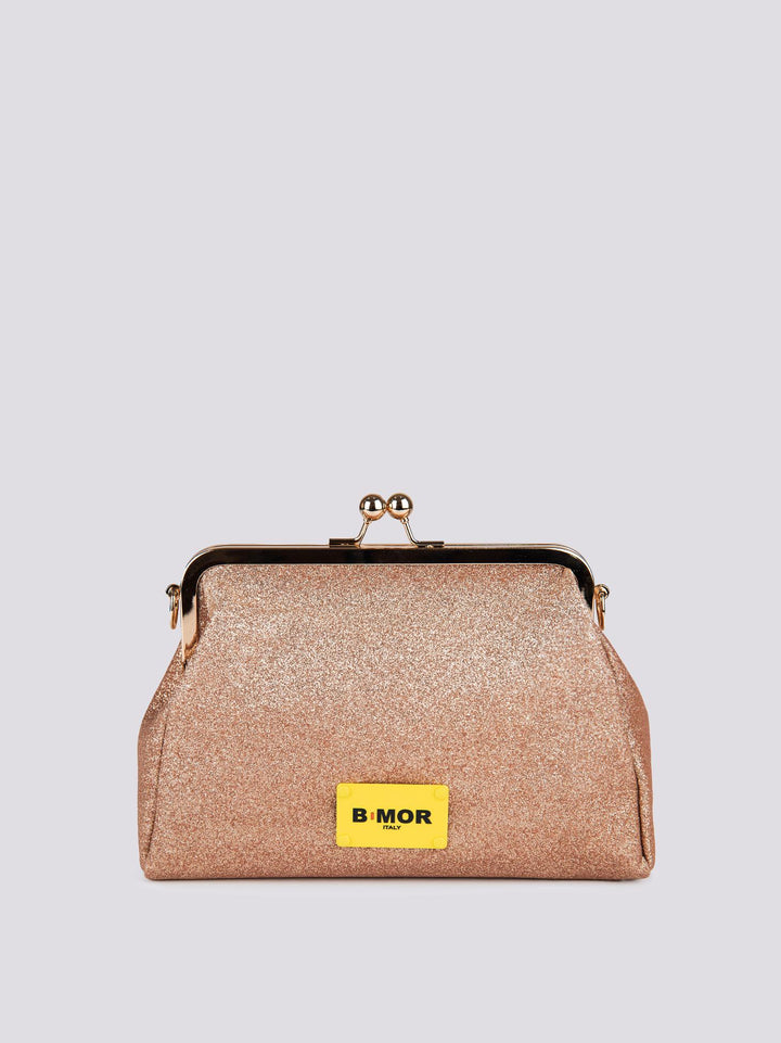 Borsa Clutch Shiny GLITTER Barbie Gold SHINY ORO BIMOR 