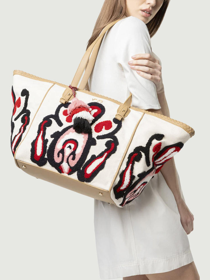 Shopper Marinela con ricamo MARINELA BIG CUIOI V73 