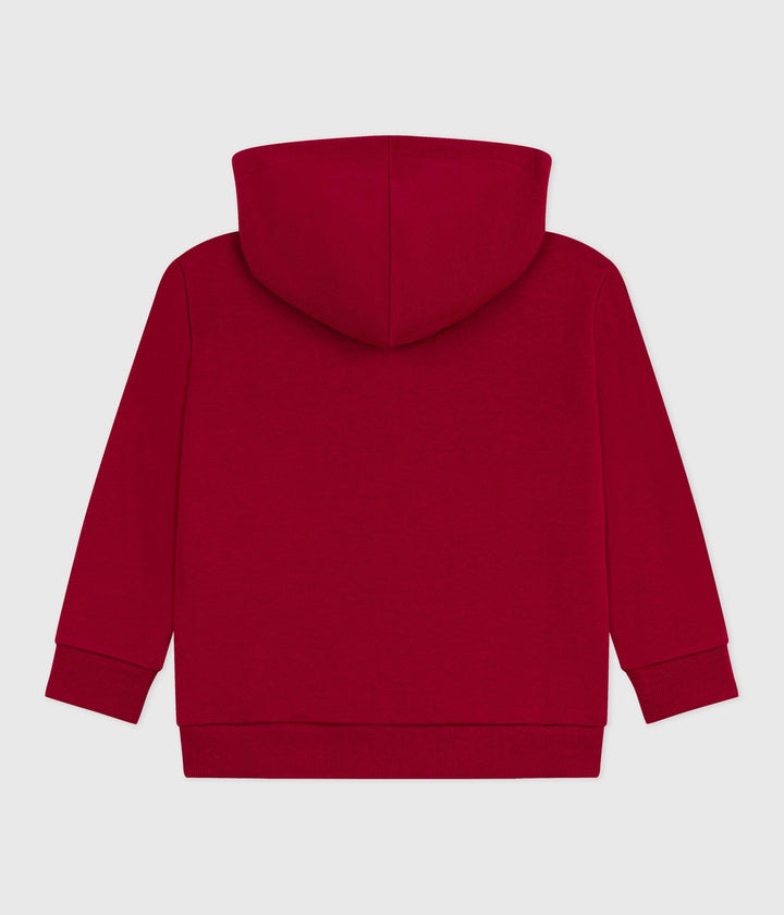 FelPa con cerniera in cotone tinta unita A0E8C 03 PETIT BATEAU 
