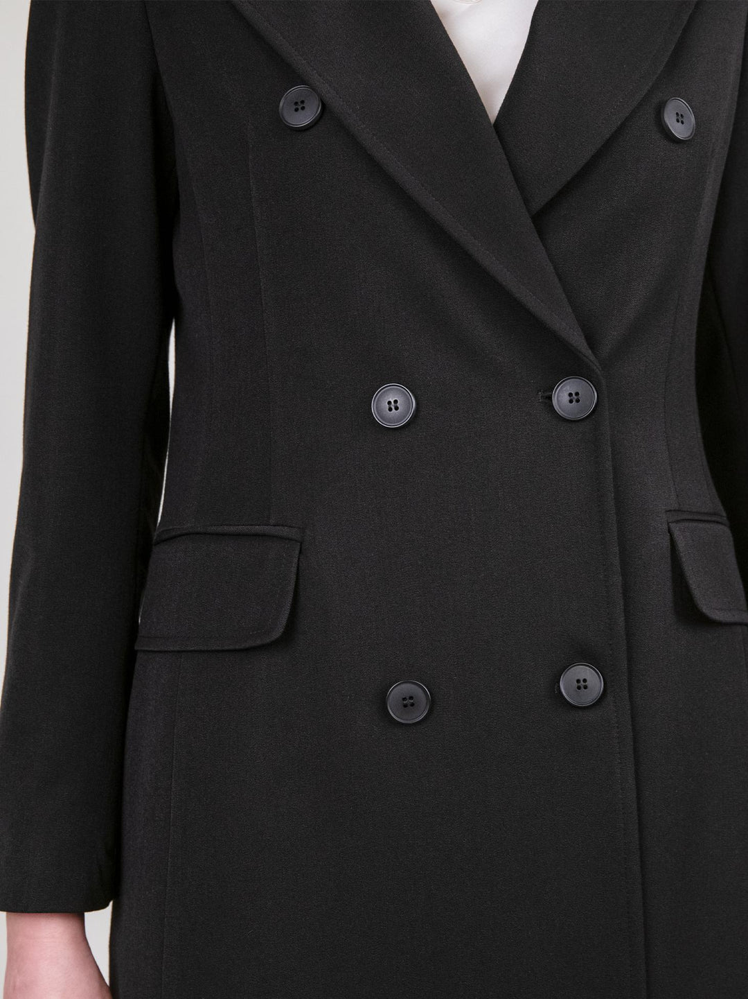 CAPPOTTO LUNGO DOPPIOPETTO NERO 9802GAB NERO ANDREA MORANDO 