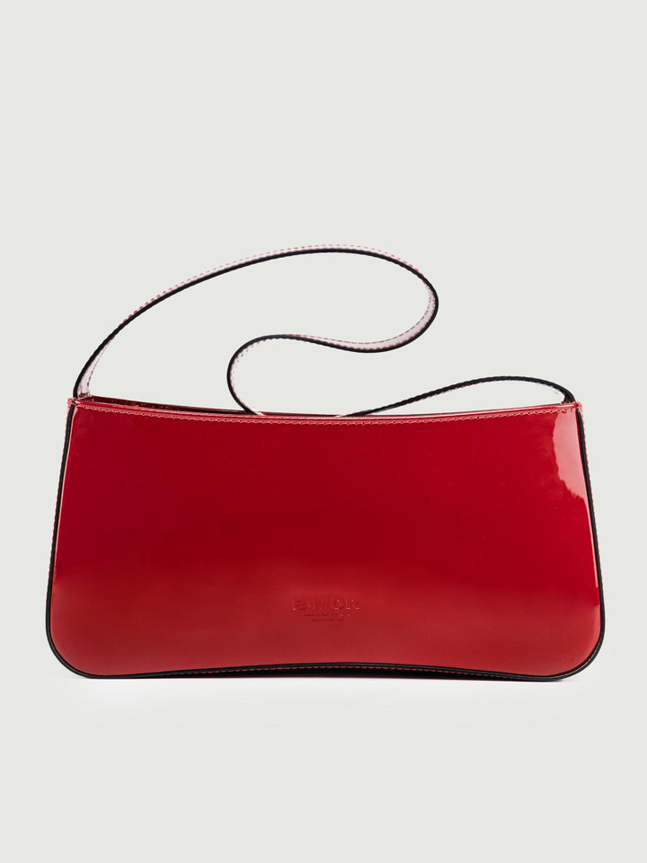 BORSA SEVENTY IN PELLE VERNICE BORDEAUX SEVENTY VERNICE BORDEAUX BIMOR 