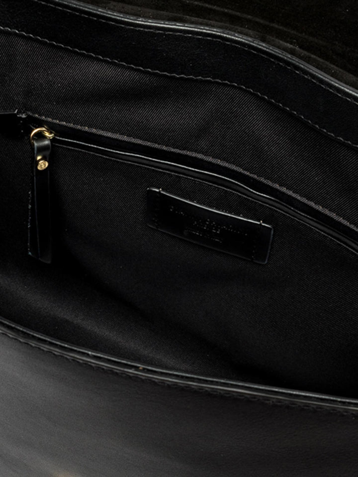 BORSA MARLENE IN PELLE NERA 10921 PNG 001 GIANNI CHIARINI 