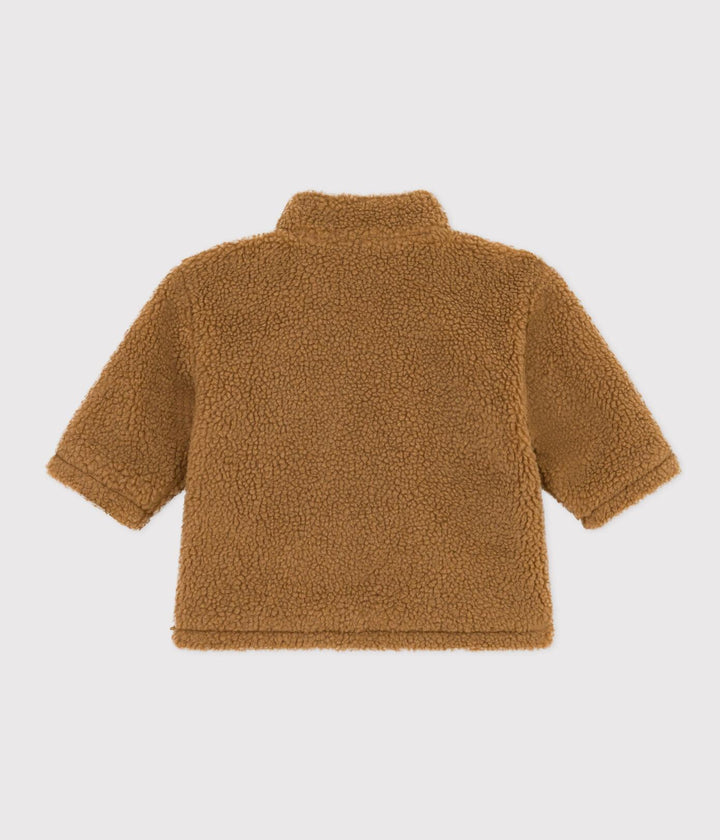 GIACCA IN SHERPA MARRONE A08Q2 02 PETIT BATEAU 