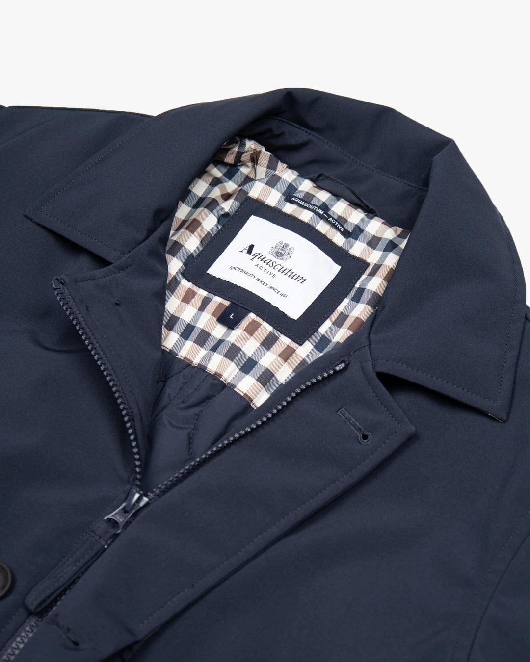 TRENCH IN SOFT SHELL NAVY JK015 NAVY AQUASCUTUM ACTIVE 