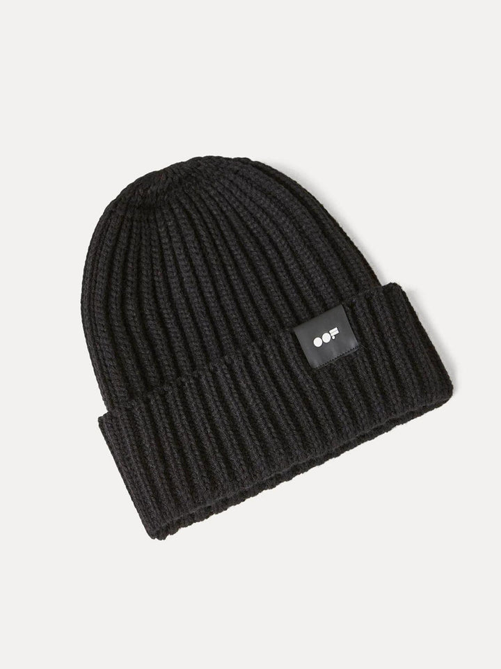 CAPPELLO BEANIE IN MISTO LANA NERO 3013 0990 OOFWEAR 