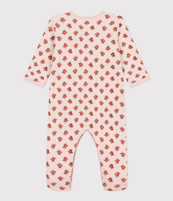 PIGIAMA A FIORI IN CINIGLIA A083P 01 PETIT BATEAU 