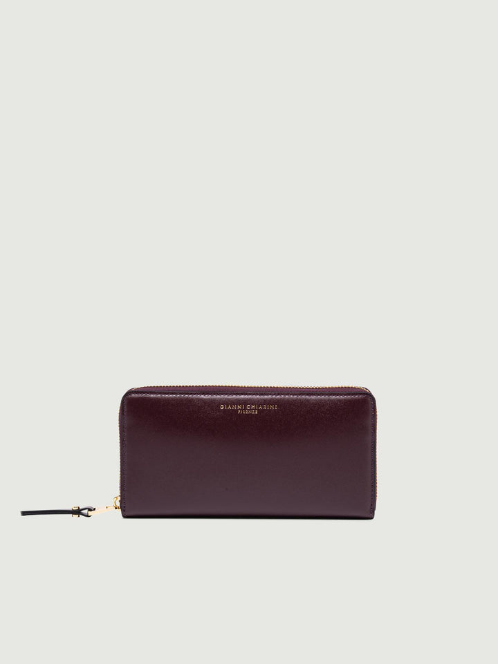 portafoglio in pelle liscia color viola R-5042 PRCKLUX 5008 GIANNI CHIARINI 