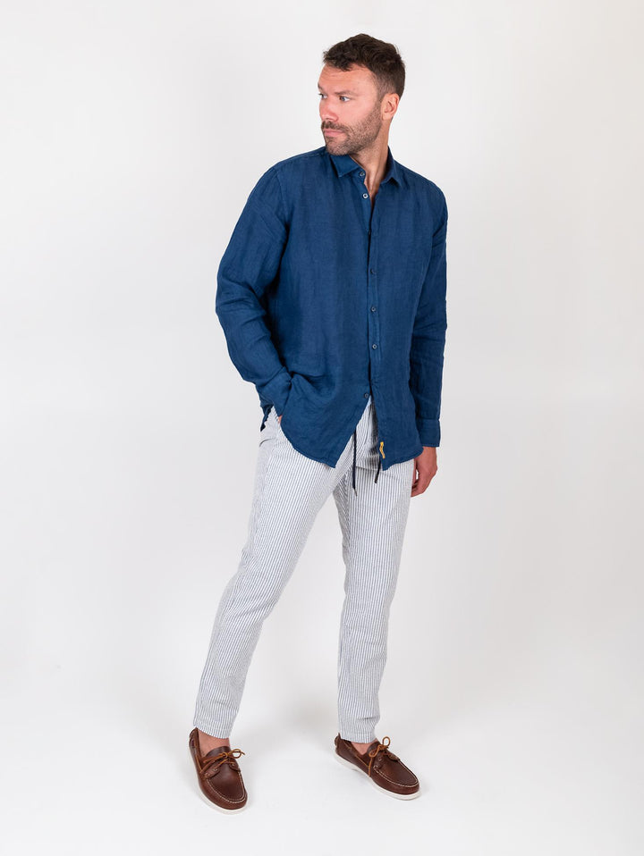 Camicia in lino bluette BRAD/TC/TC162 B73 BAGGIES 