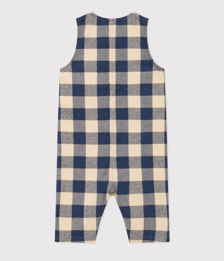 TUTINA SMANICATA DI FLANELLA A SCACCHI A08PX 01 PETIT BATEAU 
