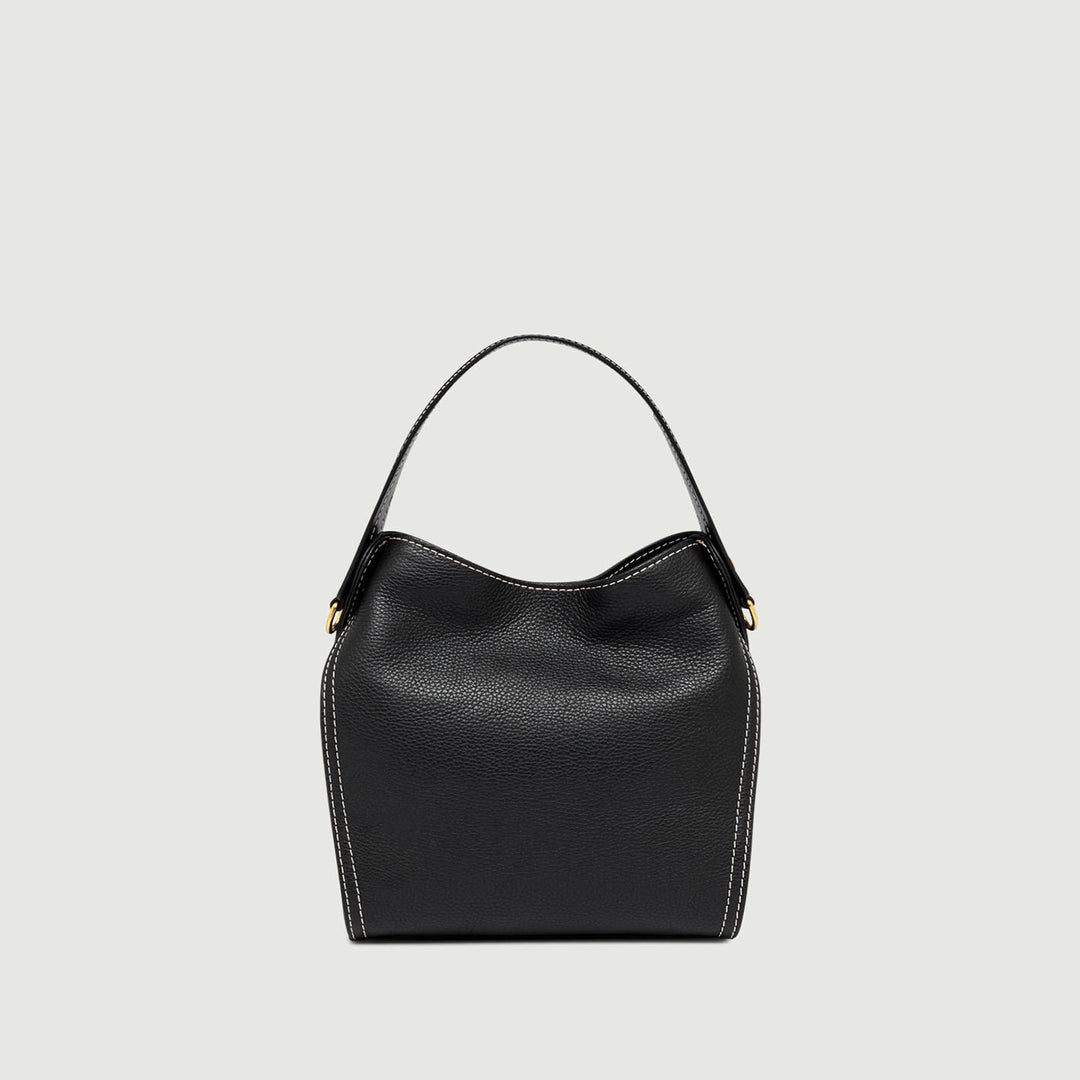 Borsa a spalla Gisella in pelle nera BS 10640 GRN-PL 001 GIANNI CHIARINI 