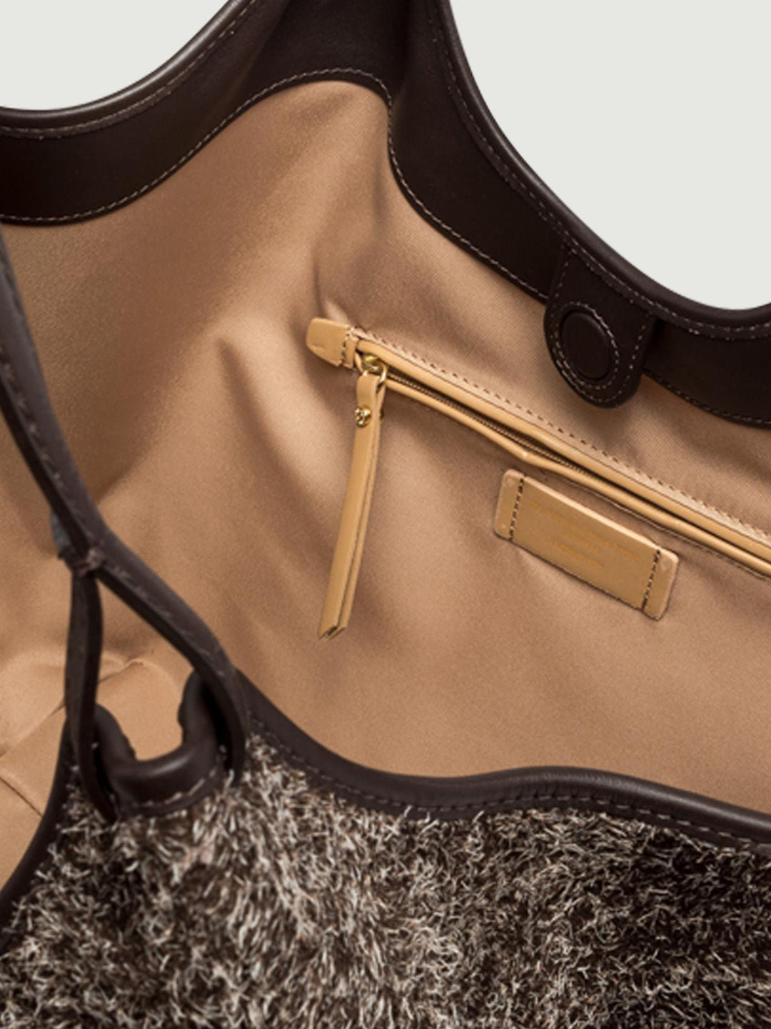 Borsa a spalla Dua in crosta marrone 11110 LDN-PL 31 GIANNI CHIARINI 