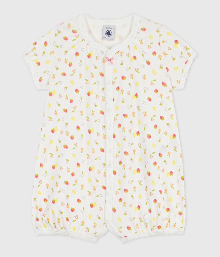 Pagliaccetto stampa motivo frutta A0FCQ 01 PETIT BATEAU 