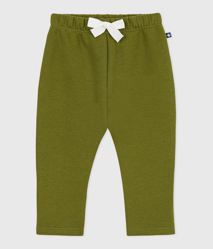 Pantaloni in cotone tinta unita neonato A0EJ0 01 PETIT BATEAU 