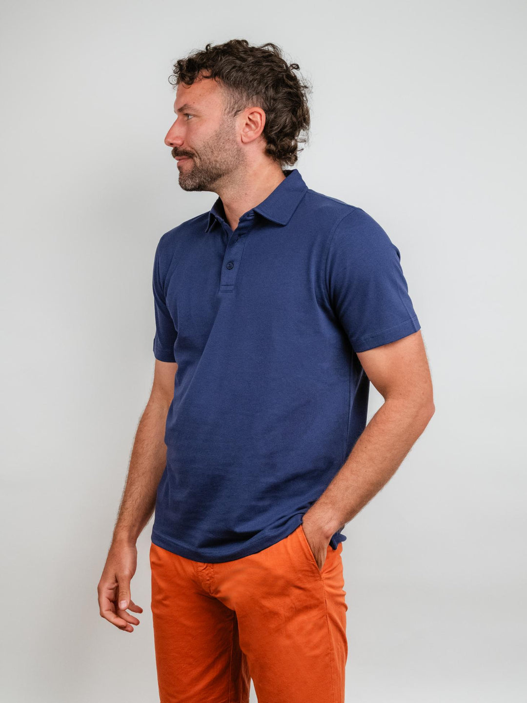 POLO IN JERSEY BLUETTE 2902425 215 ANDREA MORANDO 