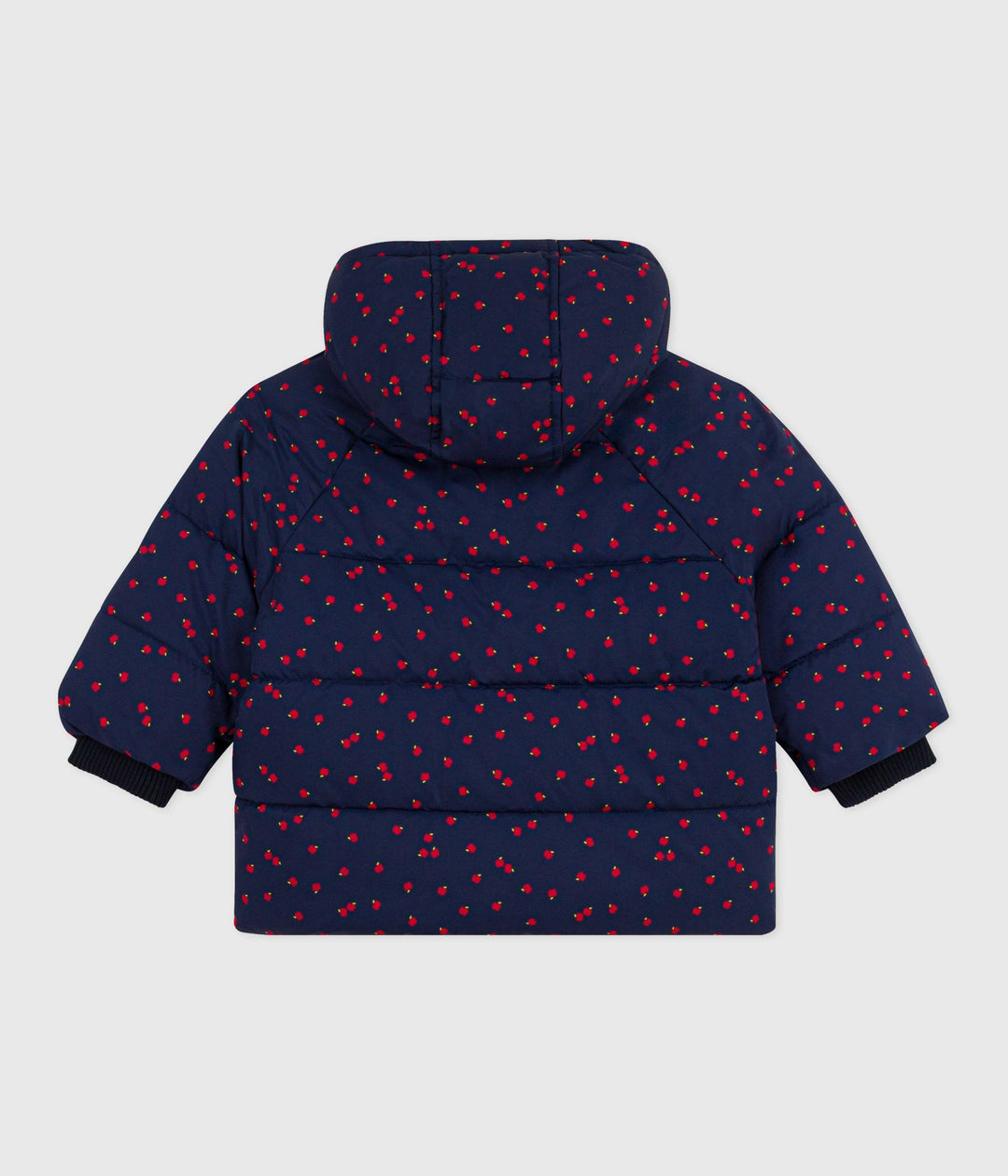 PIUMINO BLU STAMPA MELE A0DUD 01 PETIT BATEAU 