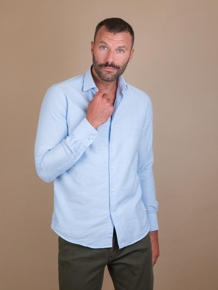 CAMICIA AARON IN COTONE OXFORD AARON 02 DEPERLU 