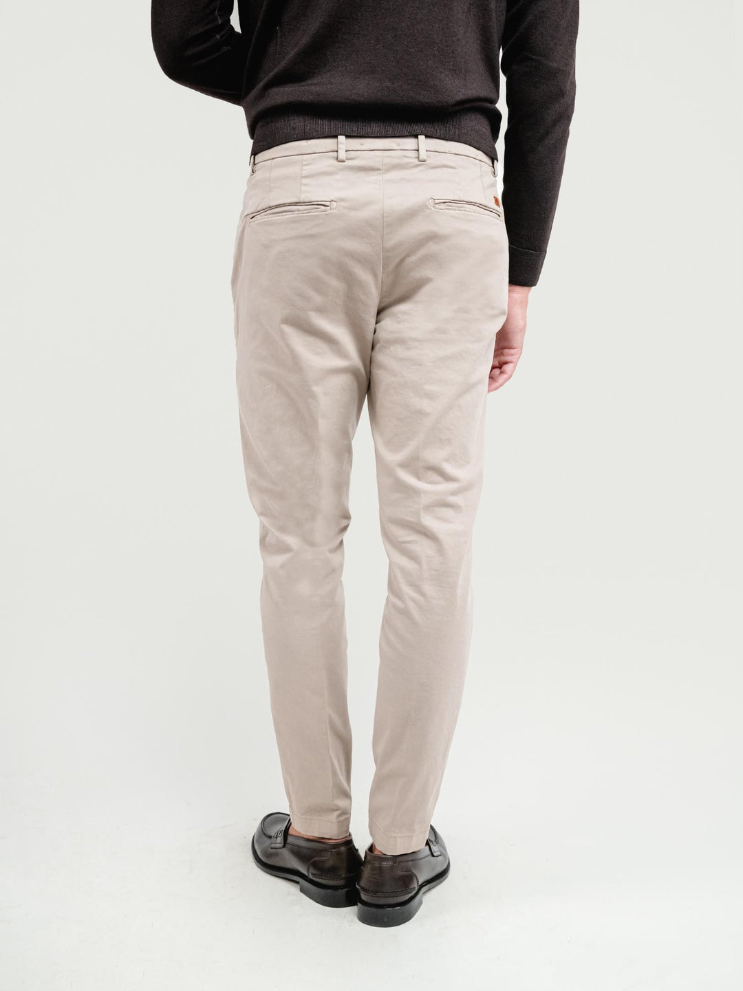 PANTALONE IN COTONE BEIGE T500BRO 775 NOLAB 