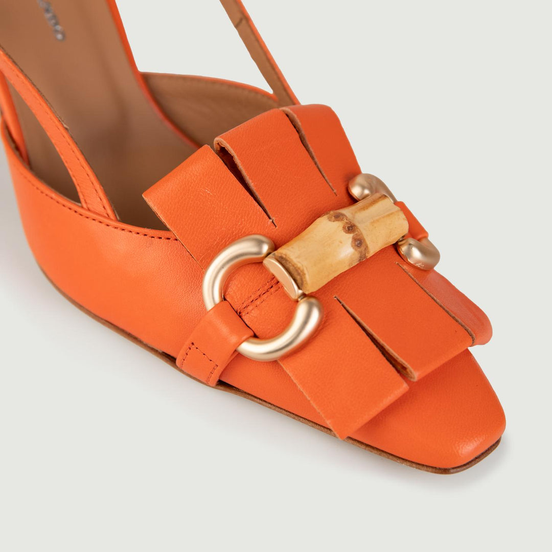 Décolleté SLING BACK ARANCIO L5602 ARANCIO ANDREA MORANDO 