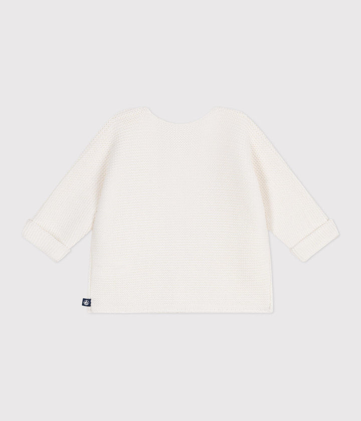 Cardigan in maglia di cotone neonato A0CES 13 PETIT BATEAU 