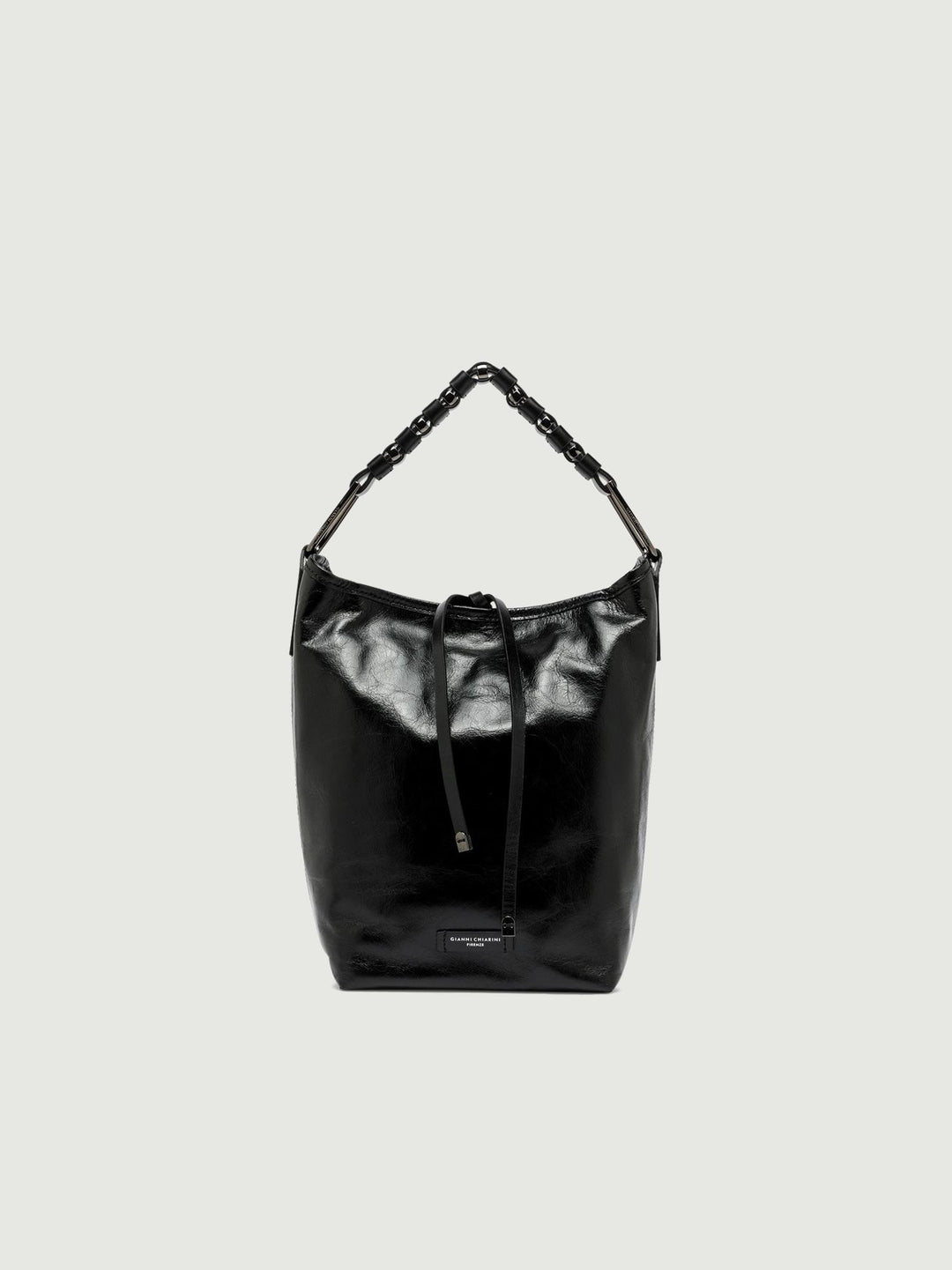 BORSA ELIANA IN PELLE VINTAGE NERA BS 11841 RALPH 001001 GIANNI CHIARINI 