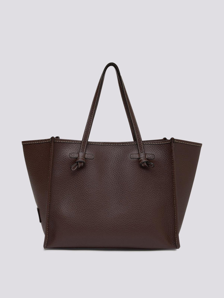 Shopping Marcella in pelle martellata testa di moro BS 9330 HKG 9017 GIANNI CHIARINI 