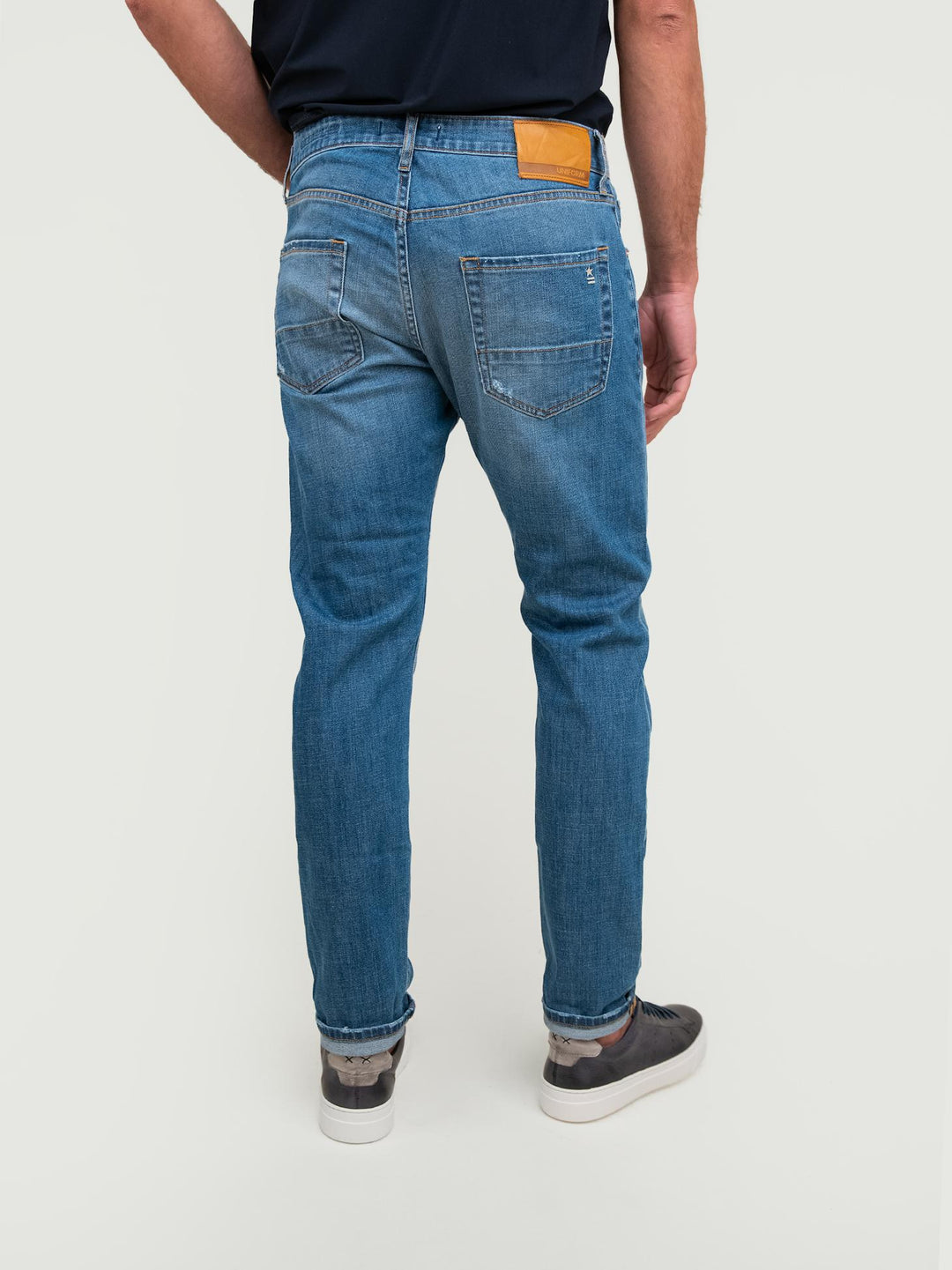 JEANS BARNEY IN COTONE DENIM SLIM FIT BARNEY347 S3 UNIFORM 