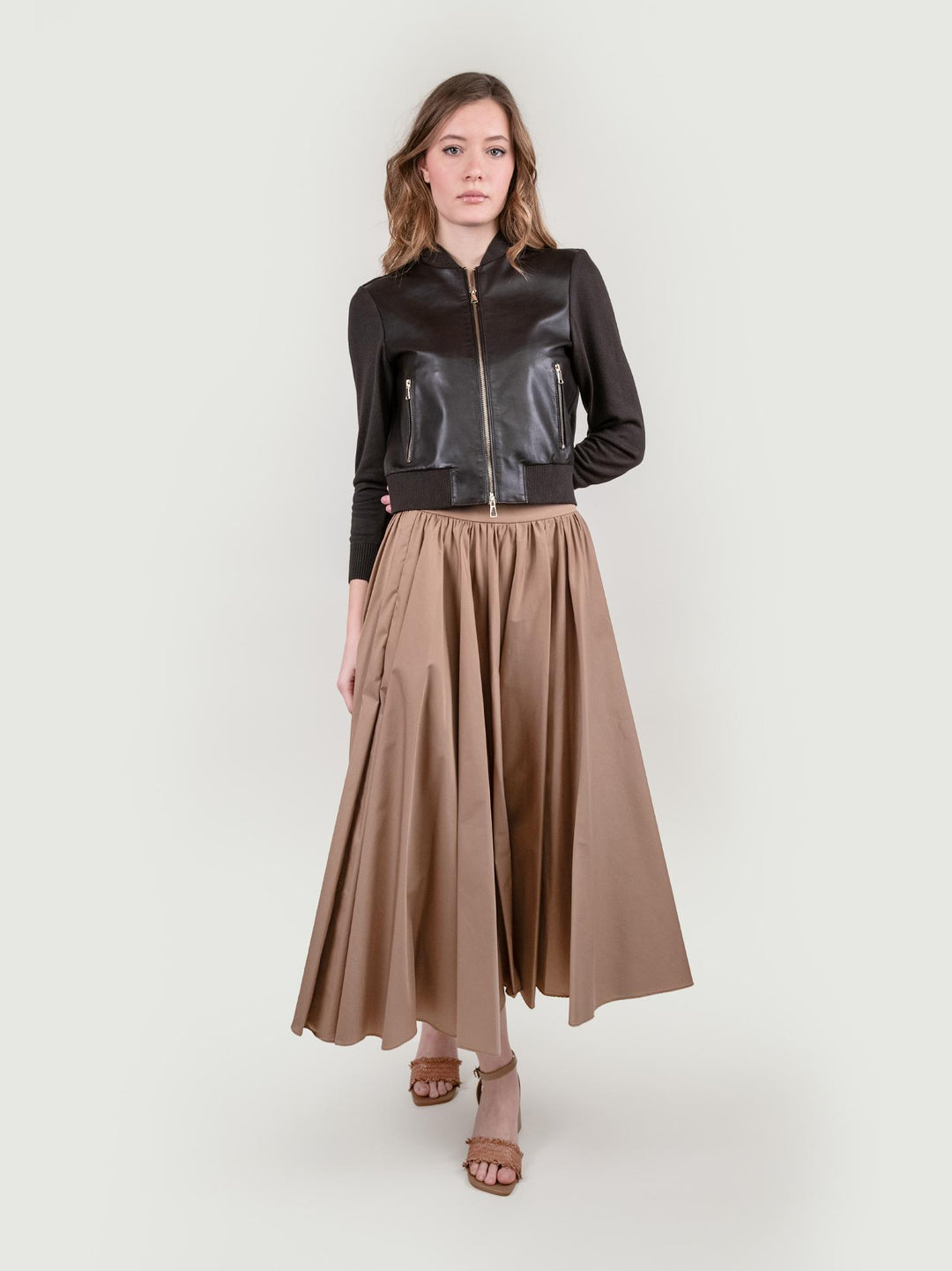 GONNA MIDI CAMMELLO 30356707 BISCOTTO ANDREA MORANDO 