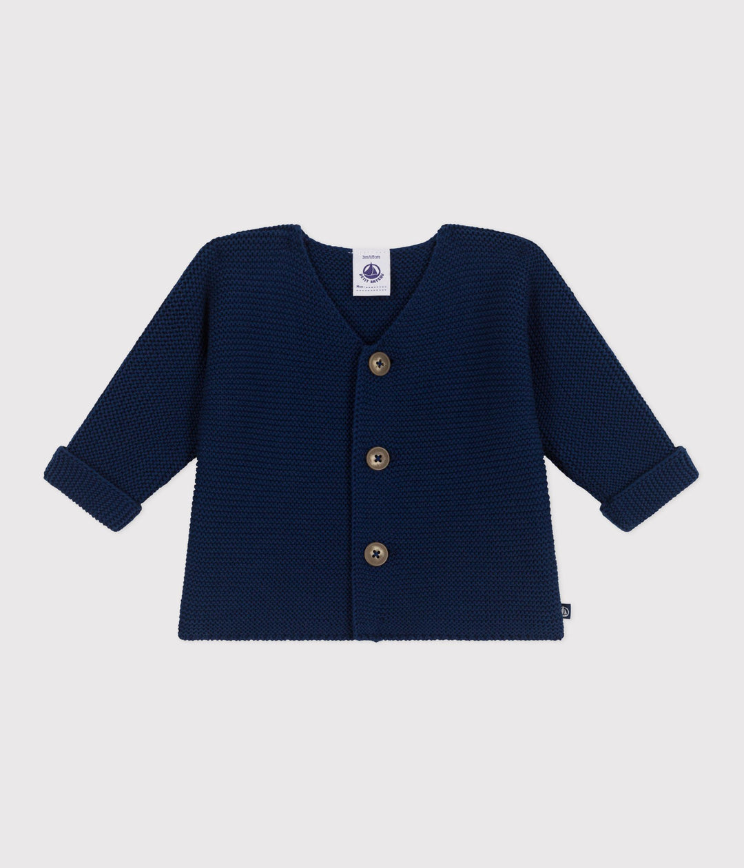 CARDIGAN in maglia di cotone neonato A0CES 01 PETIT BATEAU 
