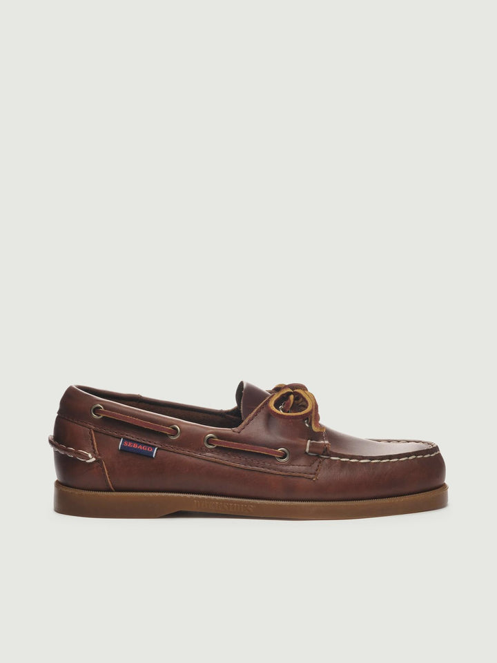 Mocassino Docksides Portland in pelle cerata marrone 70000G0 A20 SEBAGO 