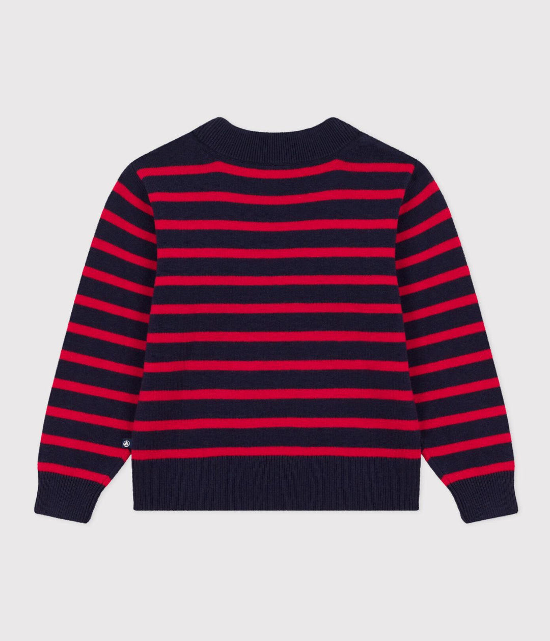 MAGLIONE ALLA MARINARA IN LANA E COTONE BAMBINO UNISEX A081S 01 PETIT BATEAU 