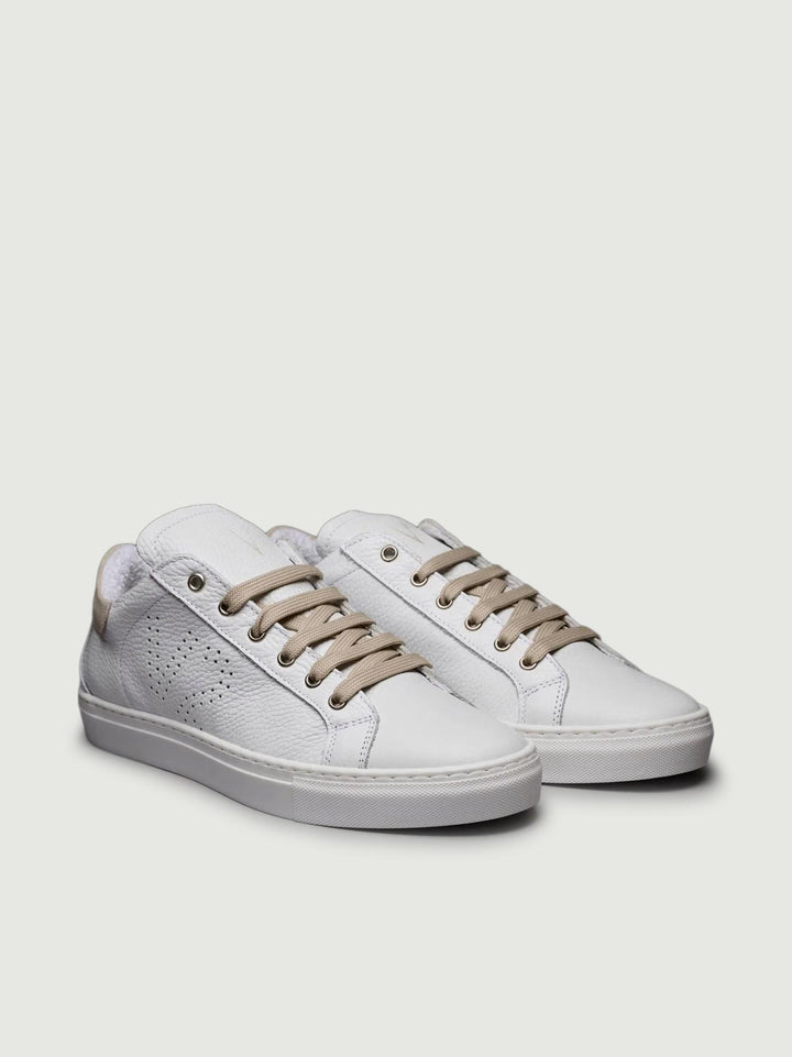 Sneaker Tennis bianco e sabbia SUBIGOLD SAB V2 
