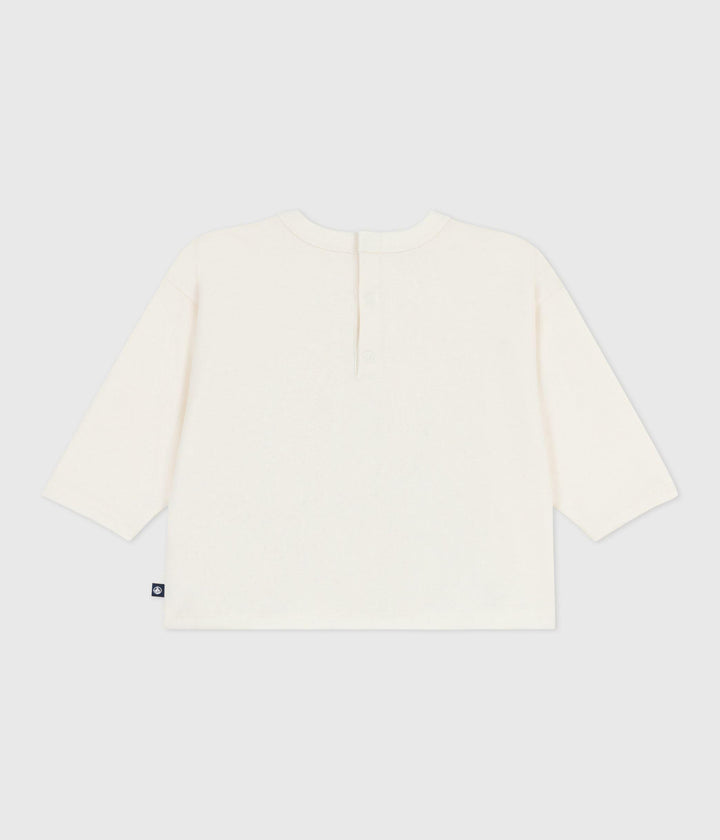 Maglietta a maniche lunghe in cotone per neonati A0EDV 15 PETIT BATEAU 