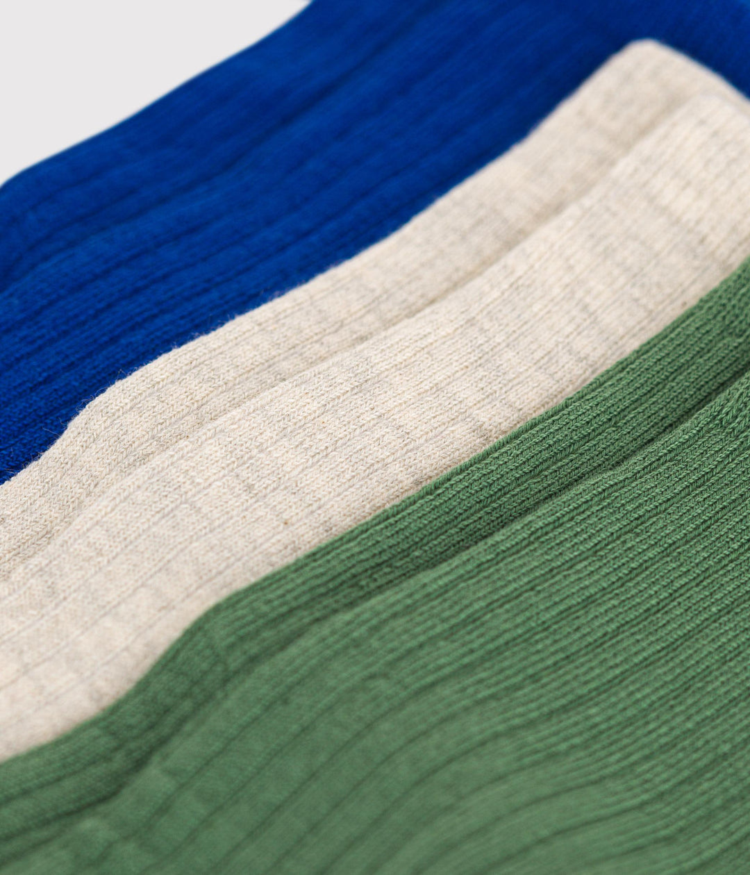 3 paia di calzini in cotone tinta unita A0B92 01 PETIT BATEAU 