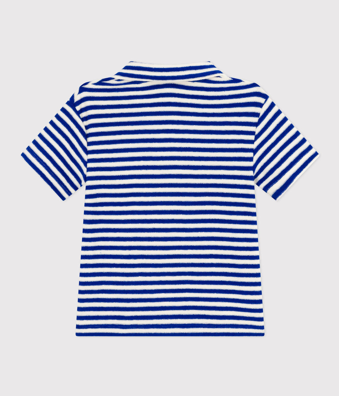 POLO IN SPUGNA BOUCLETTE A RIGHE BAMBINO A09UN 01 PETIT BATEAU 