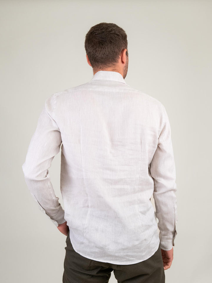 CAMICIA IN LINO BEIGE ARTHUR 02 DEPERLU 