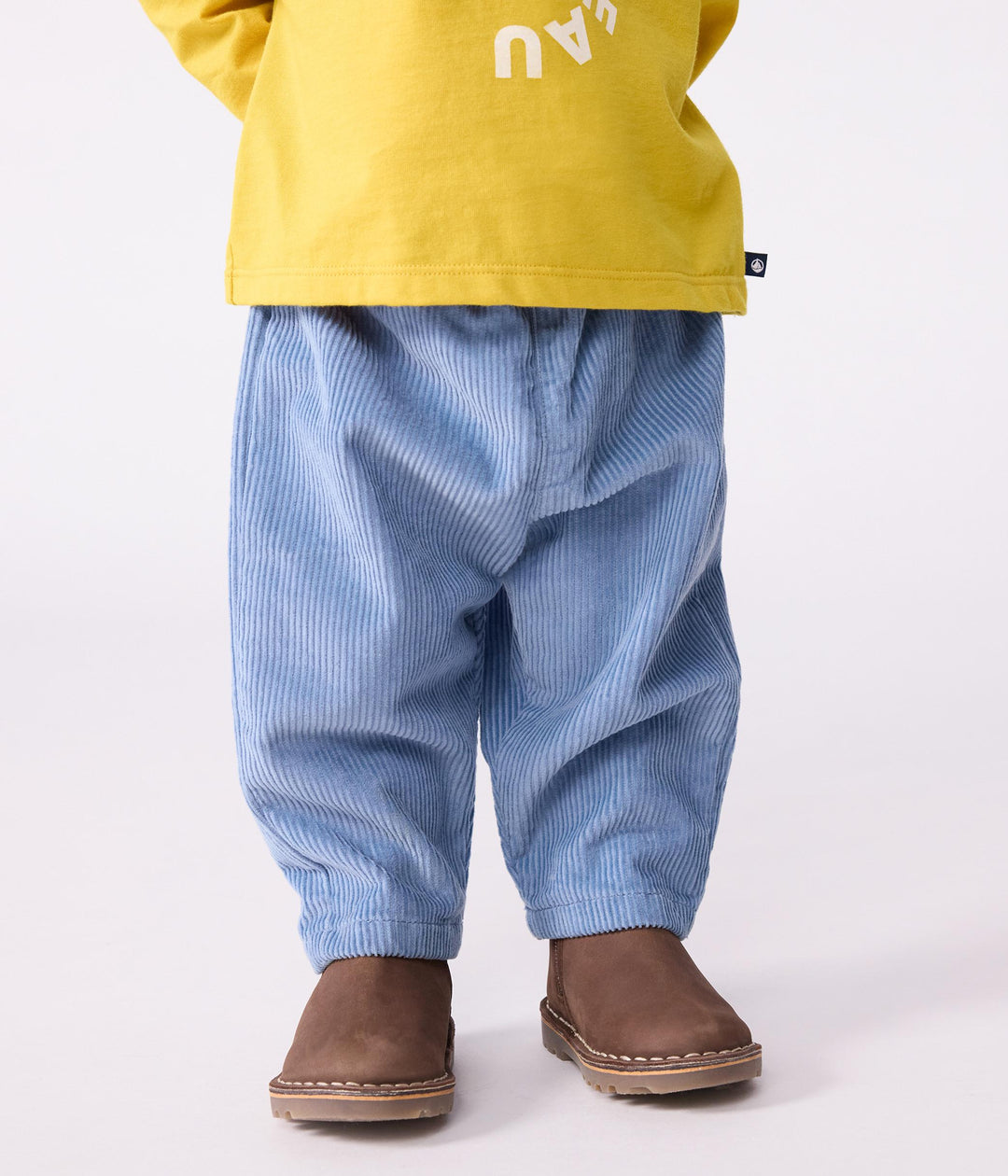 Pantaloni in velluto tinta unita neonato A0EE7 03 PETIT BATEAU 