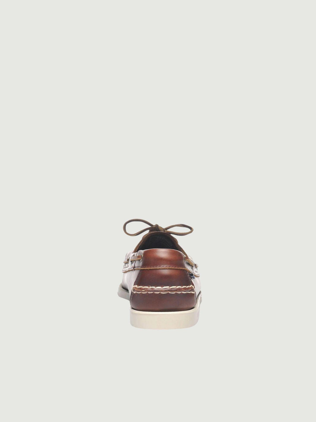 Mocassino da barca Dockside Portland Waxed in Pelle Marrone