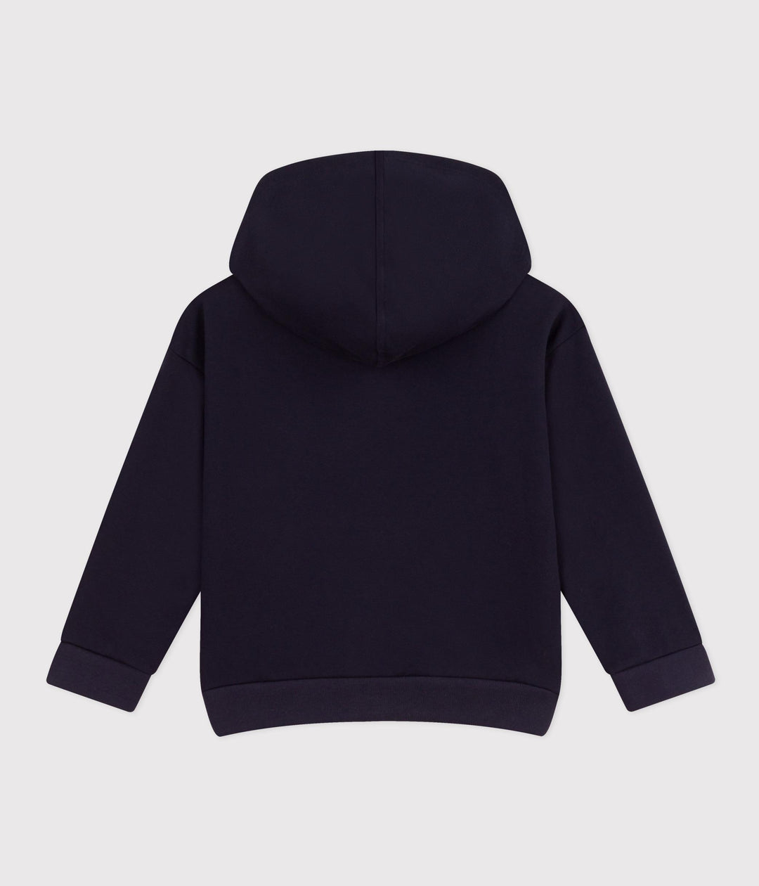 FELPA CON ZIP E CAPPUCCIO blu BAMBINO A0A1B 03 PETIT BATEAU 