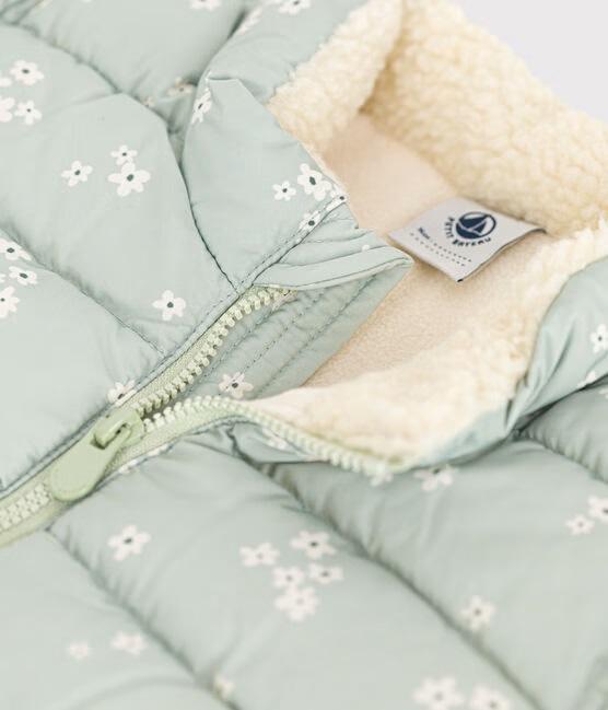 Piumino multicolor con cappuccio ritraibile e stampa A0B44 01 PETIT BATEAU 