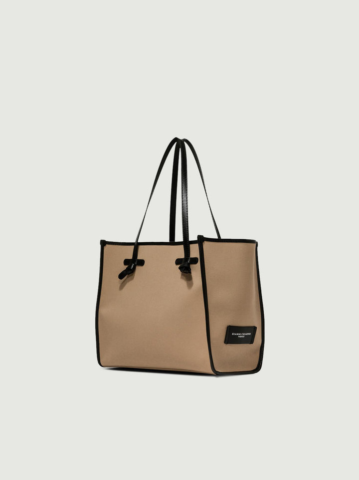 Shopping Marcella in tessuto cappuccino 6850 CNV-SE 13172 GIANNI CHIARINI 