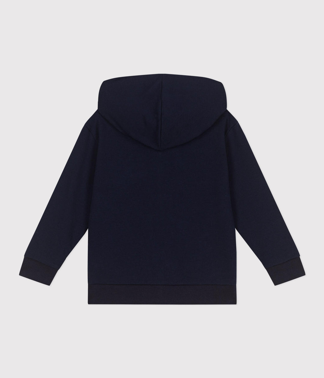 Felpa con cappuccio e cerniera in cotone tinta unita bambino A0CZC 03 PETIT BATEAU 