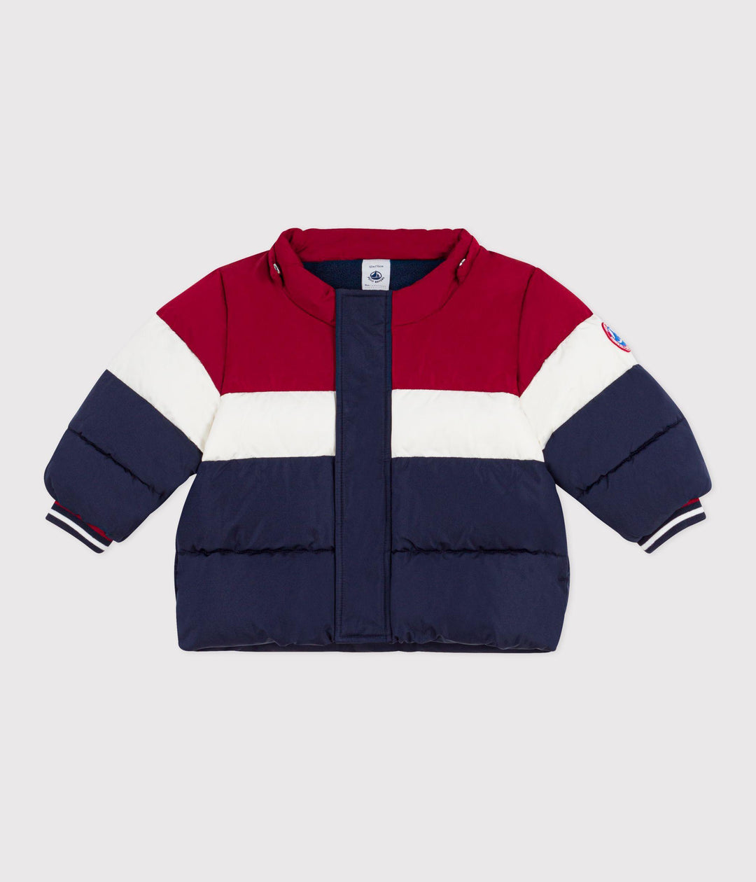 PIUMINO COLOR BLOCK NEONATO A0DUJ 03 PETIT BATEAU 