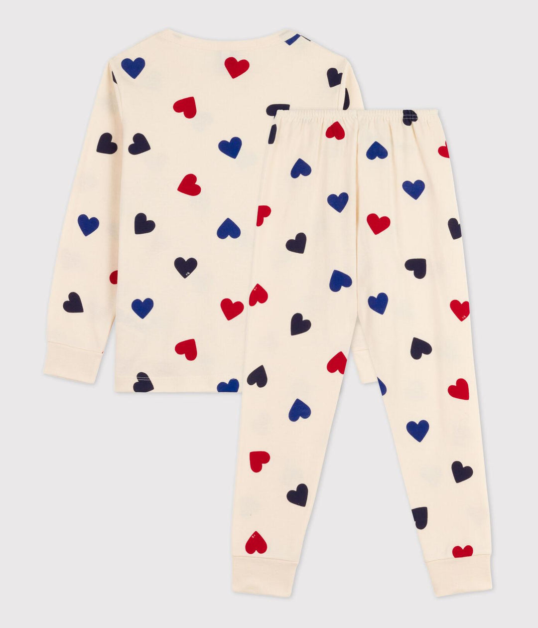 PIGIAMA DI COTONE PER BIMBO/BIMBA A095P 01 PETIT BATEAU 