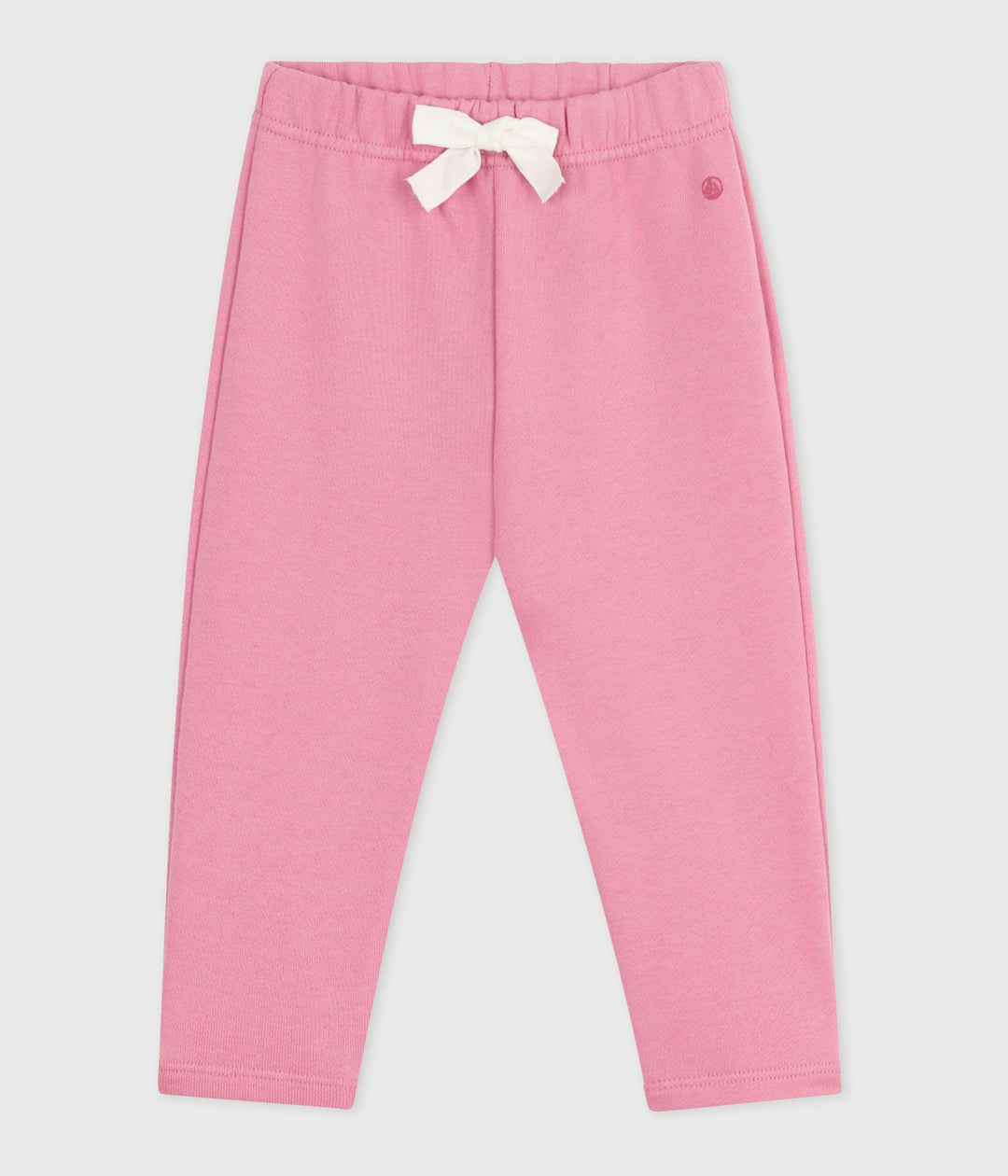 Pantaloni in cotone tinta unita rosa bebé A0EJB 11 PETIT BATEAU 