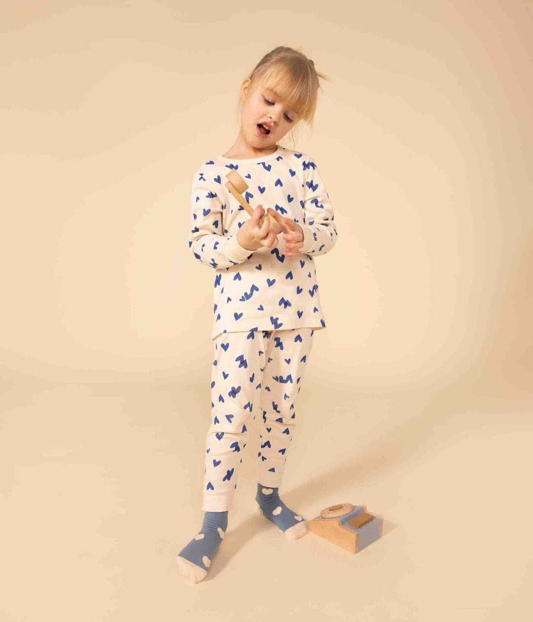 PIGIAMA BAMBINO UNISEX IN COTONE A080K 01 PETIT BATEAU 