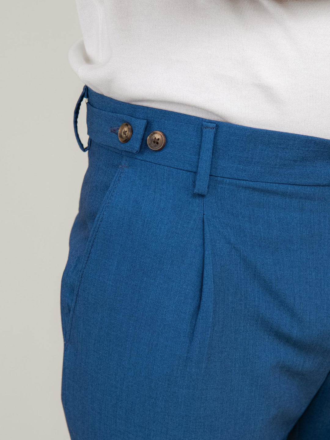 PANTALONE CON PINCES COLOR JEANS GALILEO JEANS ANDREA MORANDO 