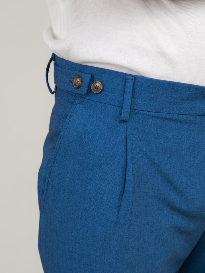 PANTALONE CON PINCES COLOR JEANS GALILEO JEANS ANDREA MORANDO 