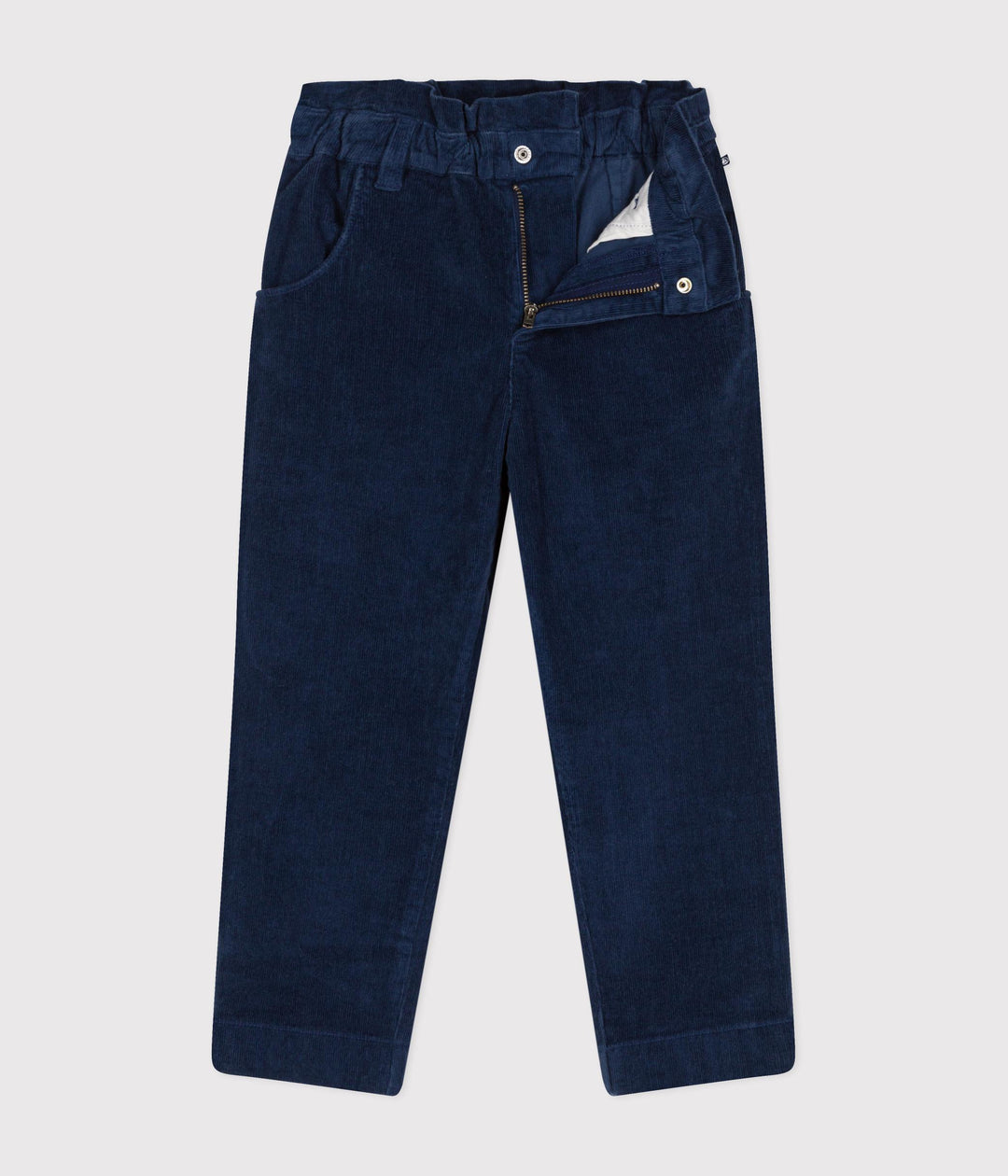 Pantaloni in velluto blu A0B6P 04 PETIT BATEAU 