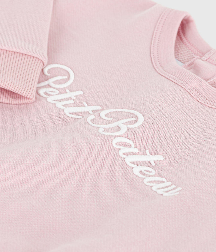 Felpa in cotone con ricamo Petit Bateau A0E05 01 PETIT BATEAU 