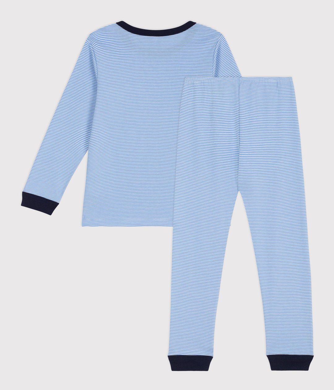 Pigiama millerighe azzurro A0FCC 01 PETIT BATEAU 